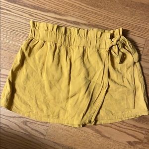 Privacy Please wrap skirt - mustard